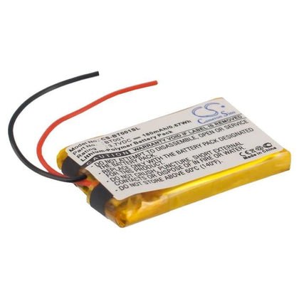 Premium Battery for Globalsat 1, Bt-001, Bt-001 Bluetooth Gps 3.7V, 180mAh - 0.67Wh