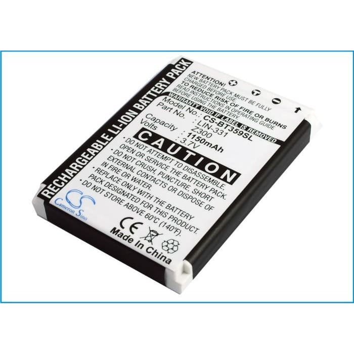 Premium Battery for Globalsat Bt-359, Bt-359w, Tr-101 3.7V, 1150mAh - 4.26Wh