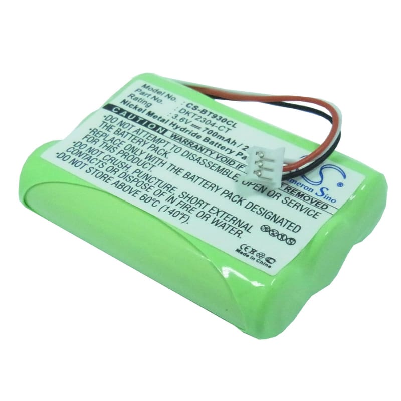 Battery for NEC Dterm, SBC SBC-202, Toshiba DKT2304CT 3.6V 700mAh