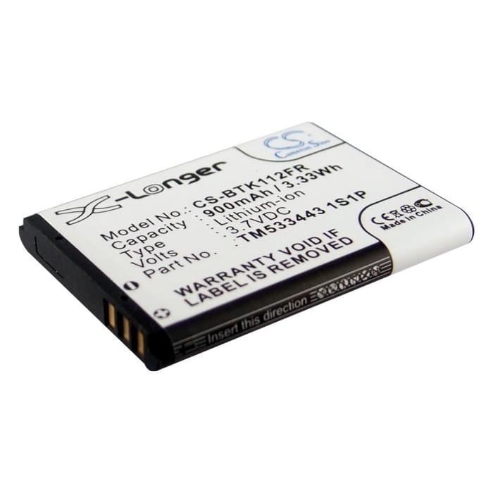 Premium Battery for Blaupunkt Bt Drive Free 111, Bt Drive Free 112, Bt Drive Free 211 3.7V, 900mAh - 3.33Wh