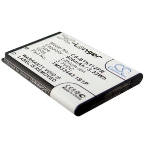 Premium Battery for Blaupunkt Bt Drive Free 111, Bt Drive Free 112, Bt Drive Free 211 3.7V, 900mAh - 3.33Wh