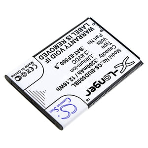 Premium Battery for Bluebird, Ef500r 3.8V, 3200mAh - 12.16Wh