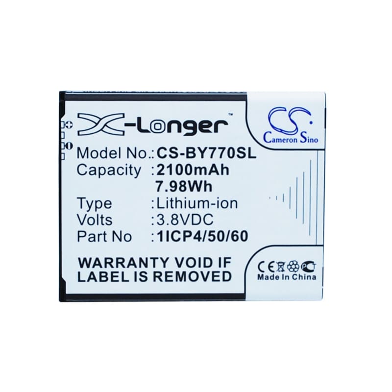Premium Battery for Beurer, 952.62, 952-62, By77 3.8V, 2100mAh - 7.98Wh