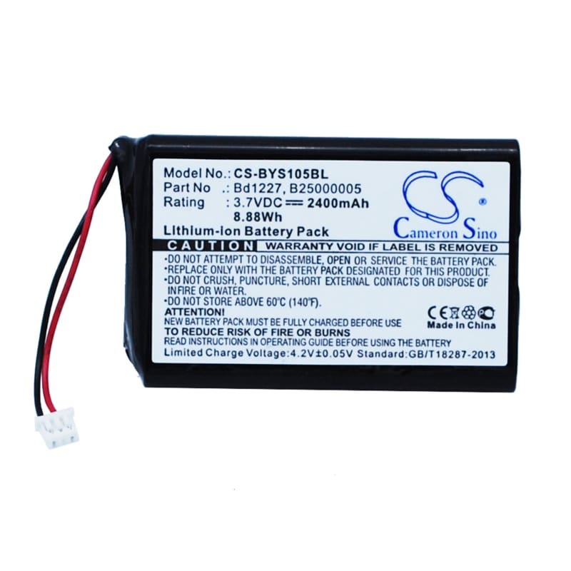 Premium Battery for Baracoda Roadrunners Evolution 1d, Brr-l Evolution, Yys1-1056730 3.7V, 2400mAh - 8.88Wh