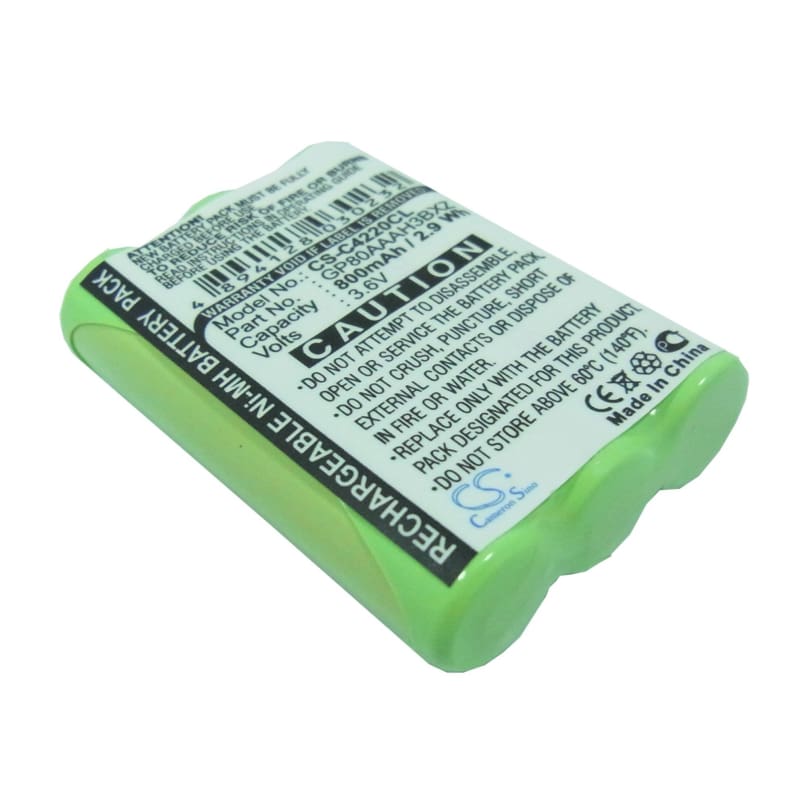 Battery for Clarity Professional C4220, Professional C4230, Professional C4230HS 3.6V 800mAh