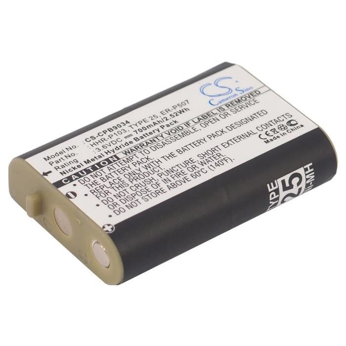 Battery for AT&T 102, V Tech 811, Panasonic TG272 3.6V 700mAh
