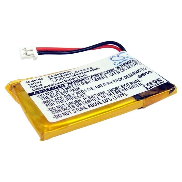Premium Battery for Plantronics CS50, CS50USB, CS55, SC60 3.7V, 0.89Wh - 240mAh