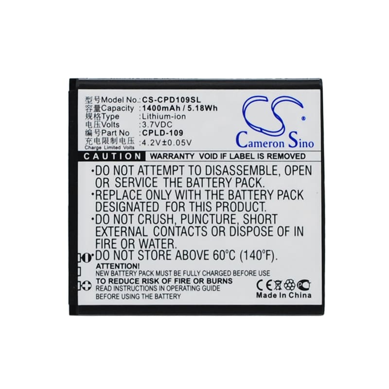 Premium Battery for Coolpad 8070D 3.7V, 1400mAh - 5.18Wh