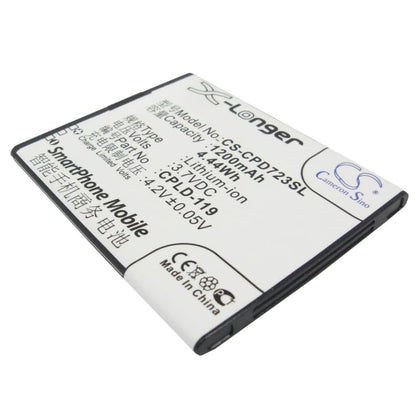 Premium Battery for Coolpad 7232 3.7V, 1200mAh - 4.44Wh