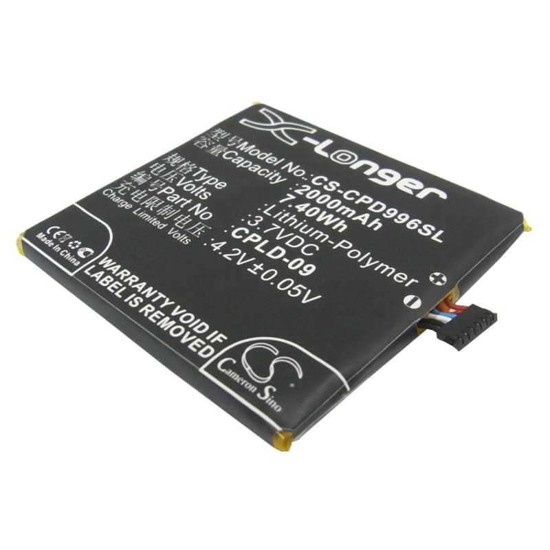 Battery for Coolpad 9960 3.7V 2000mAh