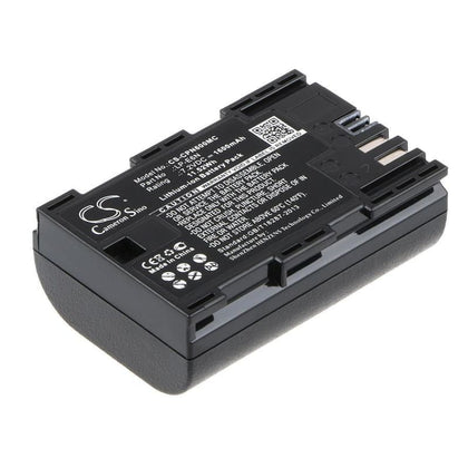 Premium Battery for Canon Eos 5d Mark Ii, 7.2V, 1600mAh - 11.52Wh