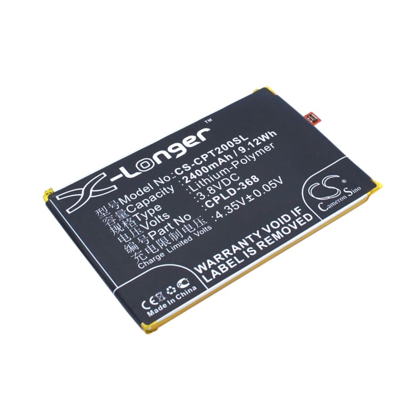 Battery for Coolpad Y81, Y90, T2-00 3.8V 2400mAh