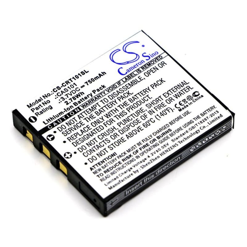 Premium Battery for Creative Vado, Vado Video Cam, Vado Pocket Hd 3.7V, 750mAh - 2.78Wh