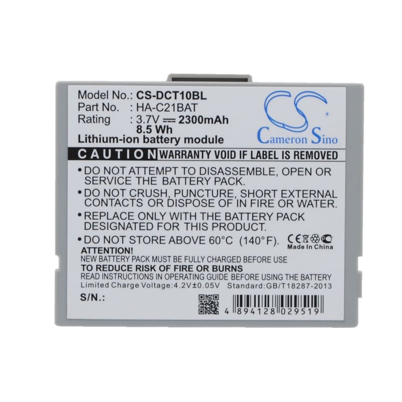 Premium Battery for Casio It10 3.7V, 2300mAh - 8.51Wh
