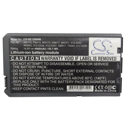 New Premium Notebook/Laptop Battery Replacements CS-DE1200NB