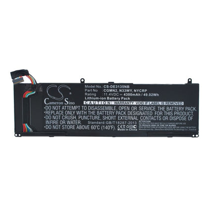 New Premium Notebook/Laptop Battery Replacements CS-DE3135NB