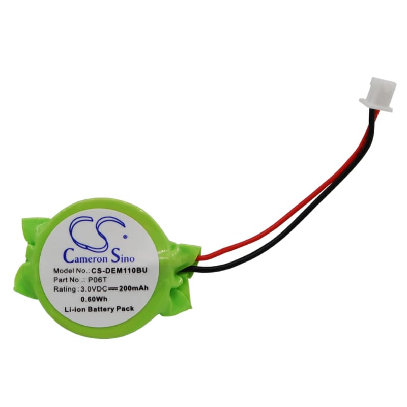 Premium Battery for Dell Alienware M11x, Alienware M11x R1, Alienware M11x R2 3.0V, 200mAh - 0.60Wh