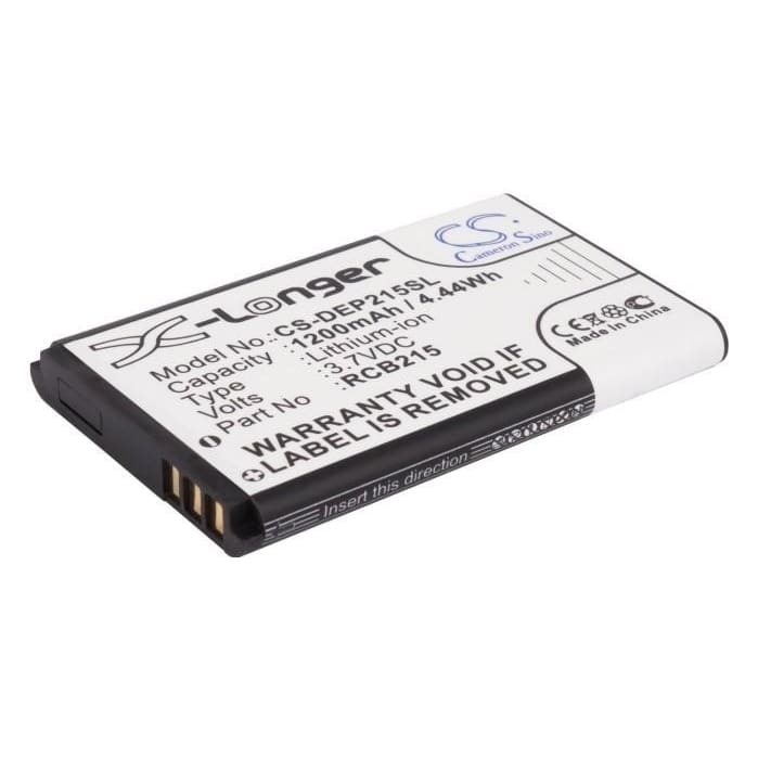 Battery for Doro Easy 5+, TeXet TN-606, Media-Tech MT842 3.7V 1200mAh