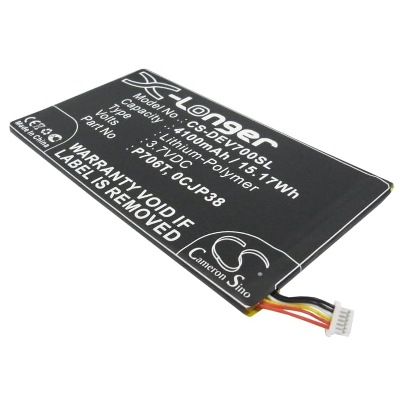 Premium Battery for Dell Venue 7, Venue 8, Venue 7 3740 3.7V, 4100mAH - 15.17Wh