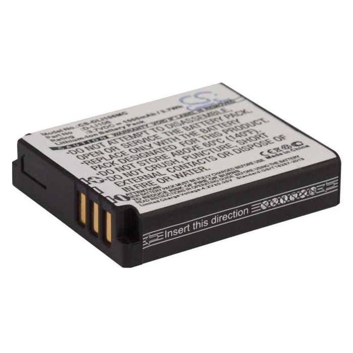 Premium Battery for Pentax Mx-1, Optio X90 3.7V, 1000mAh - 3.70Wh