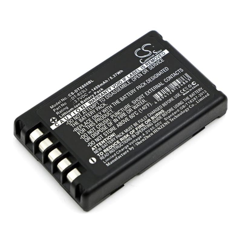 Premium Battery for Casio, Dt-800, Dt-810 3.7V, 1450mAh - 5.37Wh