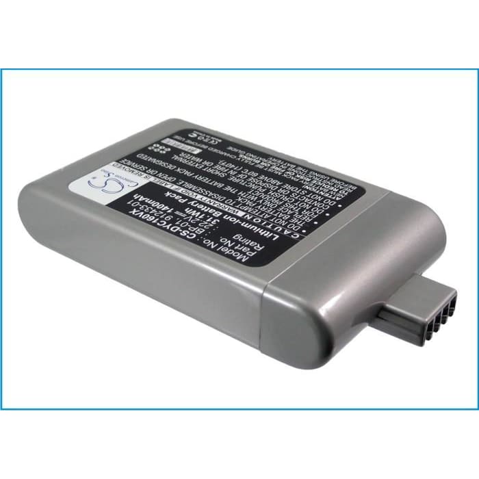 Premium Battery for Dyson Dc-16, D12 Cordless Vacuum, Dc16 Animal 21.6V, 1400mAh - 31.08Wh