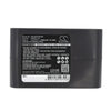 Premium High Capacity Battery for Type B Only - Dyson Dc31 Animal, Dc34, Dc35 22.8V, 2500mAh - 57.00Wh