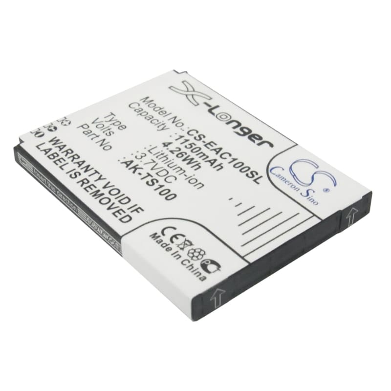 Battery for Emporia TELME TS100, TELME TS100S 3.7V 1150mAh