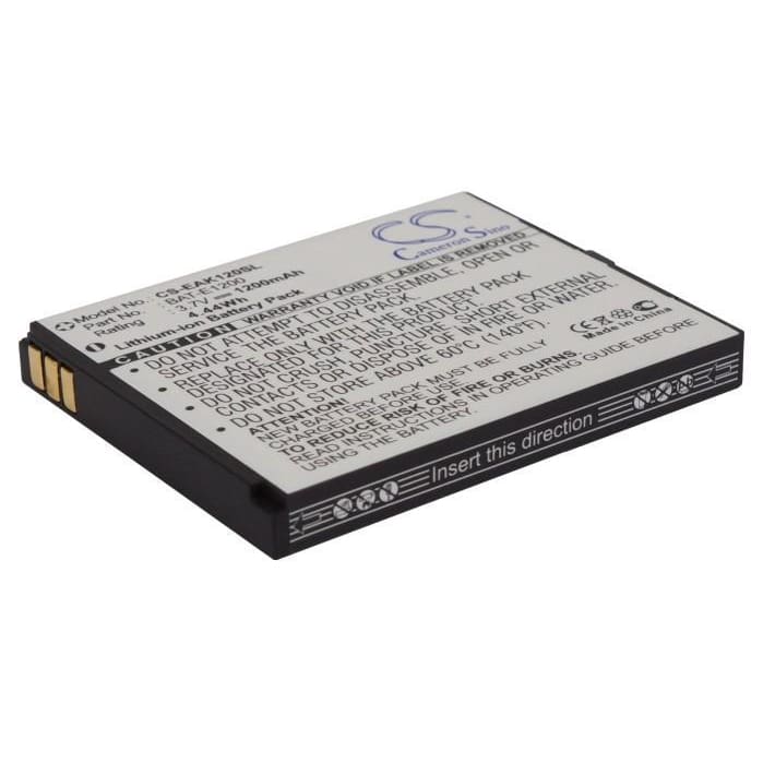 Battery for Emporia AK-E1200, TELME E1000, TELME E1200 3.7V 1200mAh