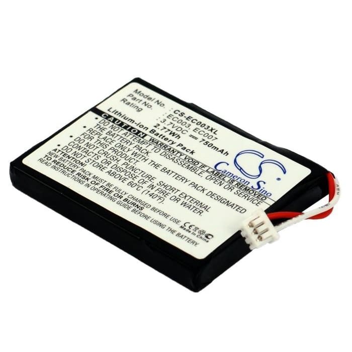Premium Battery for Apple Ipod Mini 4gb, Ipod Mini 6gb, Mini 4gb M9802 3.7V, 750mAh - 2.78Wh