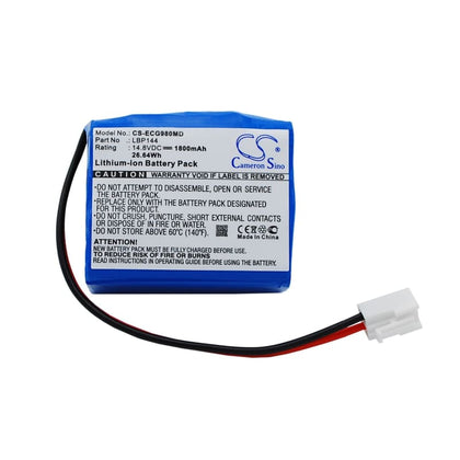 Premium Battery for Biocare Ecg-9801 14.8V, 1800mAh - 26.64Wh