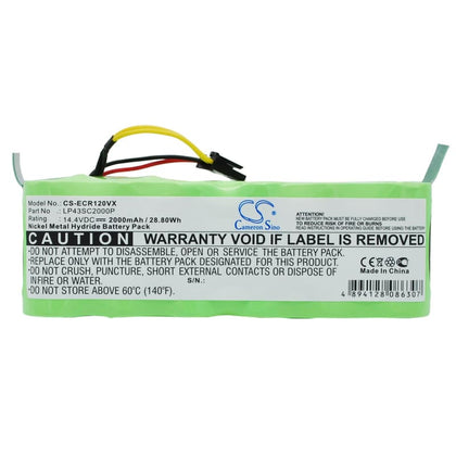 Premium Battery for Dibea X500, X580, Kk8 14.4V, 2000mAh - 28.80Wh
