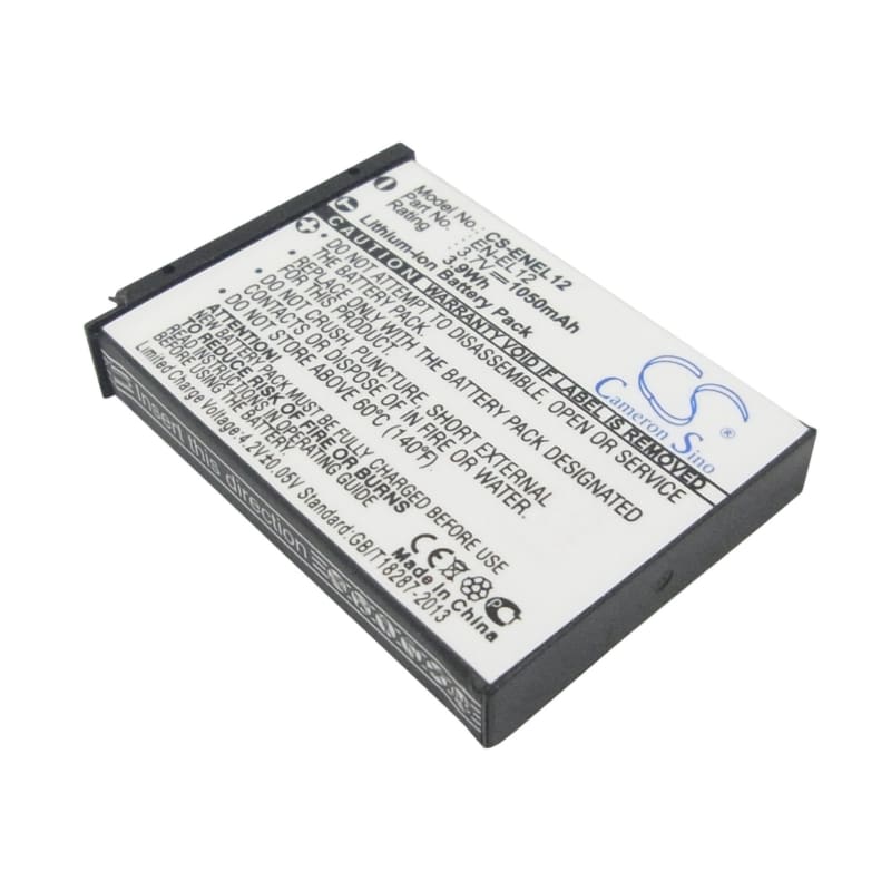 Premium Battery for Nikon Coolpix Aw100s, Coolpix S1000pj, 3.7V, 1050mAh - 3.89Wh