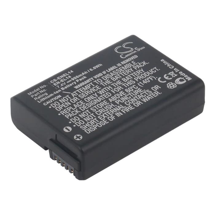 Premium Battery for Nikon Coolpix P7000, Coolpix P7100, 7.4V, 900mAh - 6.66Wh