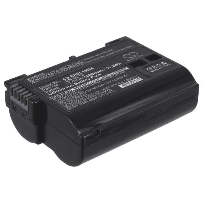 Premium Battery for Nikon 1 V1, Coolpix D7000, 7V, 1600mAh - 11.20Wh