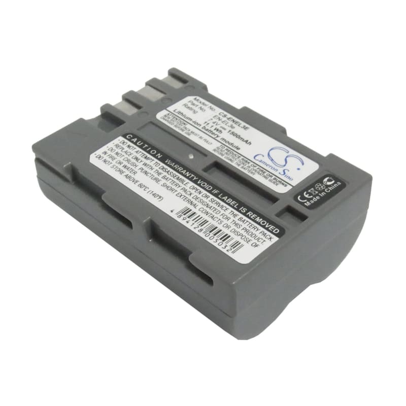 Premium Battery for Nikon D100, D200, D300, D300s, 7.4V, 1500mAh - 11.10Wh