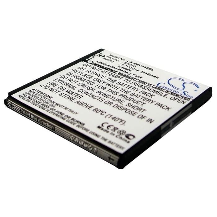 Premium Battery for Sony Ericsson Xperia A, SO-04E, Xperia ZR 3.7V, 2050mAh - 7.59Wh