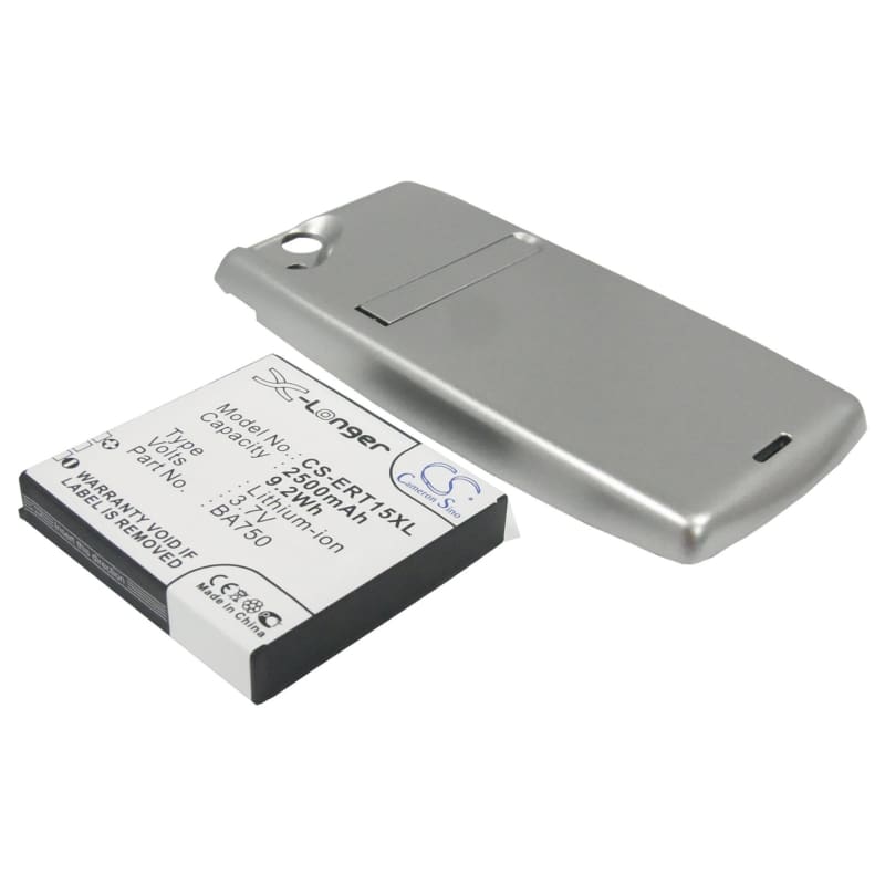 Battery for Sony Ericsson LT15a, LT15i, Xperia Arc 3.7V 2500mAh