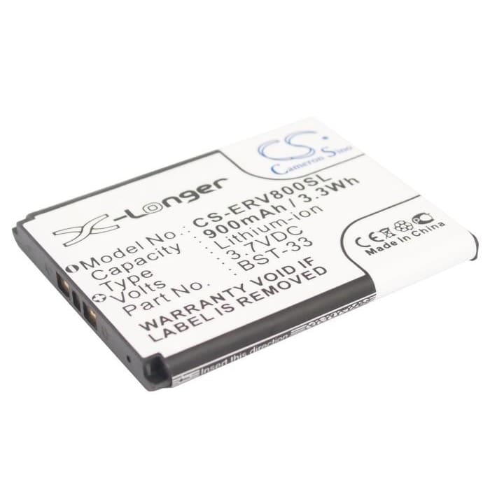 New Premium Mobile/SmartPhone Battery Replacements CS-ERV800SL