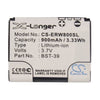 New Premium Mobile/SmartPhone Battery Replacements CS-ERW800SL