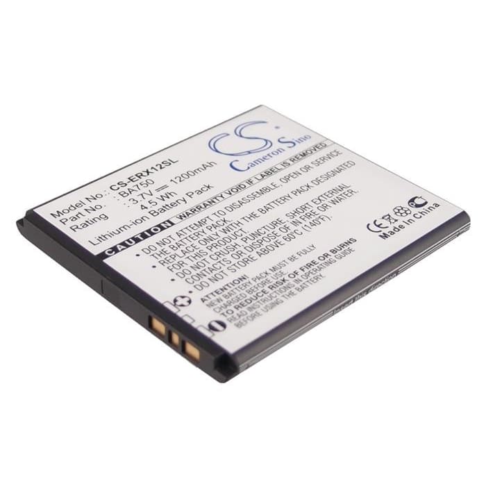 Premium Battery for Sony Ericsson Xperia Arc, LT15a, LT15i 3.7V, 1200mAh - 4.44Wh