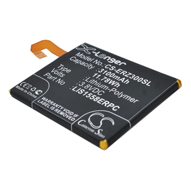 Premium Battery for Sony Ericsson Xperia Z3, Xperia Z3 Daul, Xperia Z3 LTE 3.8V, 3100mAh - 11.78Wh