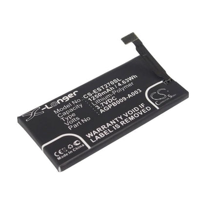 Premium Battery for Sony Ericsson Xperia ST27, ST27i, Lotus 3.7V, 1250mAh - 4.63Wh