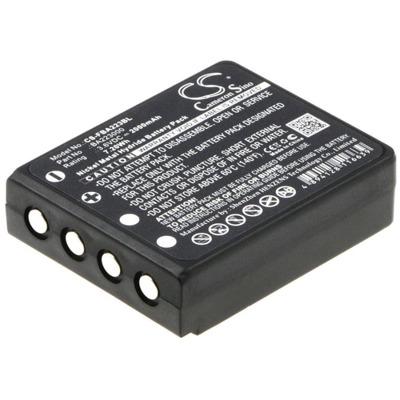 Premium Battery for Hbc Radiomatic Quadrix, Radiomatic Keynote, Radiomatic Patrol D 3.6V, 2000mAh - 7.20Wh
