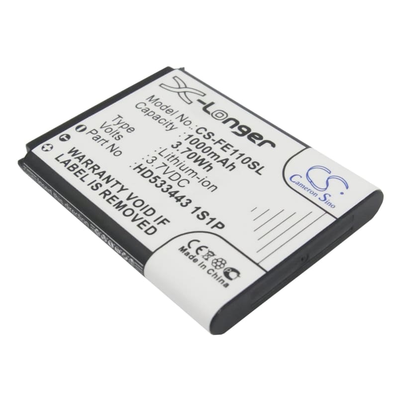 Premium Battery for Fiio E11 3.7V, 1000mAh - 3.70Wh