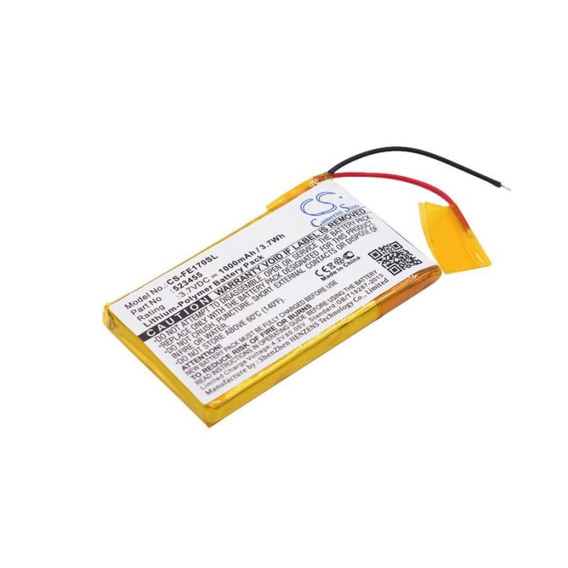 Premium Battery for Fiio, E17, E7 3.7V, 1000mAh - 3.70Wh