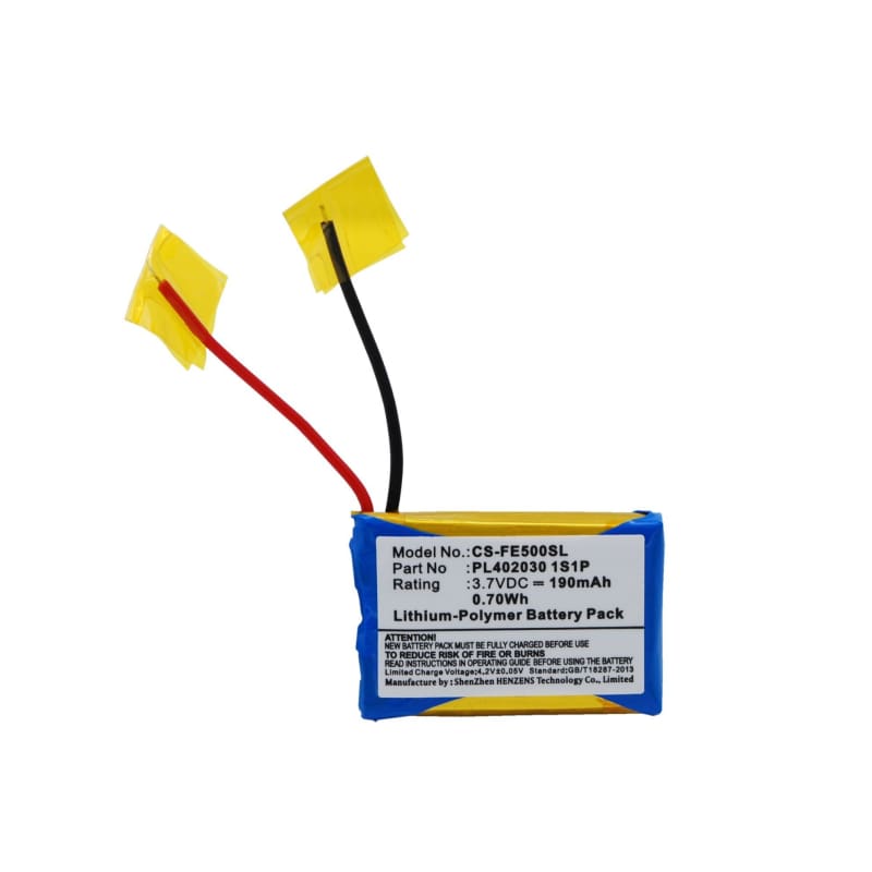 Premium Battery for Fiio E5, E3, E6 3.7V, 190mAh - 0.70Wh