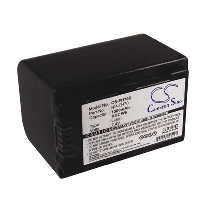 Premium Battery for Sony Cr-hc51e, Dcr-30, Dcr-dvd103, Dcr-dvd105, 7.4V, 1300mAh - 9.62Wh