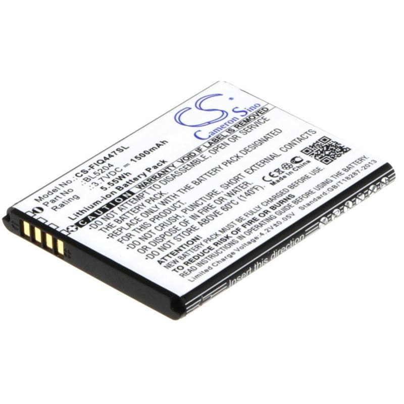 Battery for Fly IQ447, ERA Life 1 3.7V 1500mAh