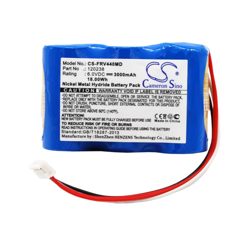 Premium Battery for Fresenius Vial Mcm440 Pt, Vial Mcm440 Ot, Vial Mcm550 St 6.0V, 3000mAh - 18.00Wh